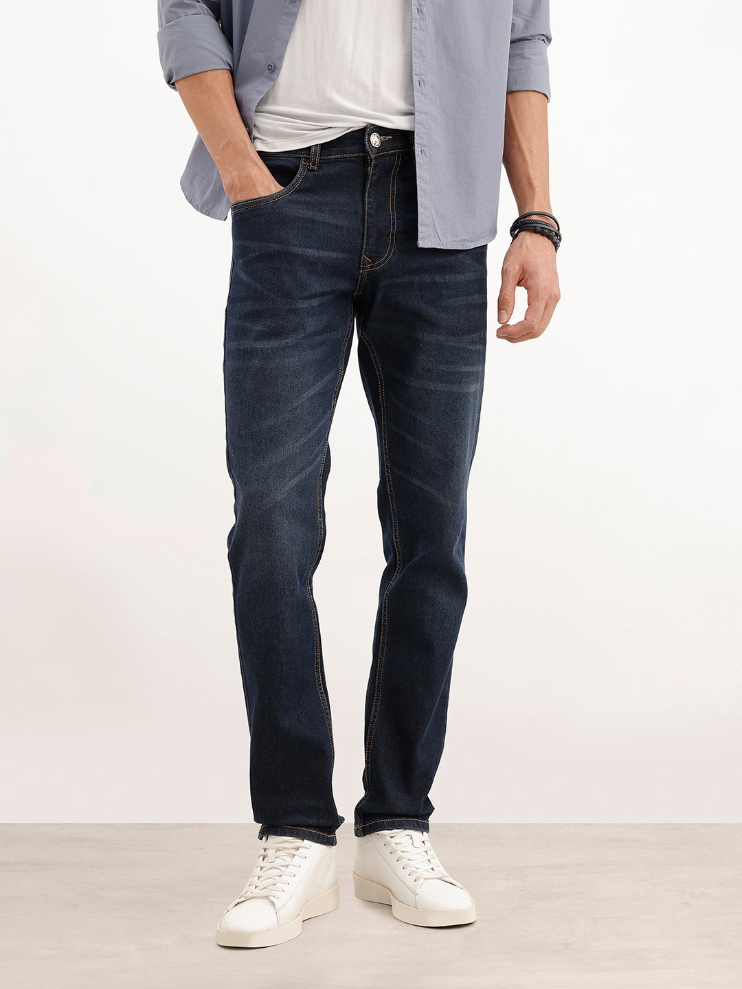 Casual Slim Fit Denim Jeans  | Blue