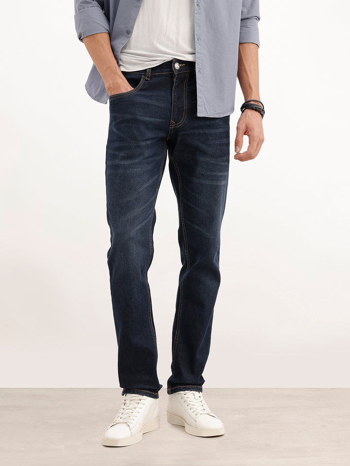 Casual Slim Fit Denim Jeans  | Blue