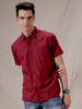 Maroon Half Sleeve Shirt