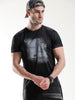 Wrogn Smudge Active Black T-Shirt