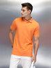 Men's Casual Slim Fit Polo T-Shirt | Orange
