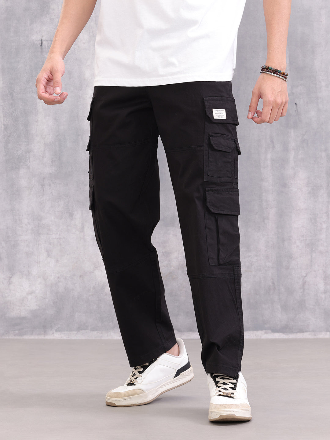 Loose Fit Cargo | Black