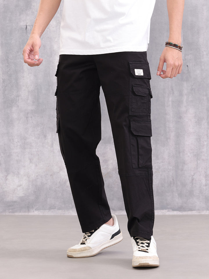 Loose Fit Cargo | Black