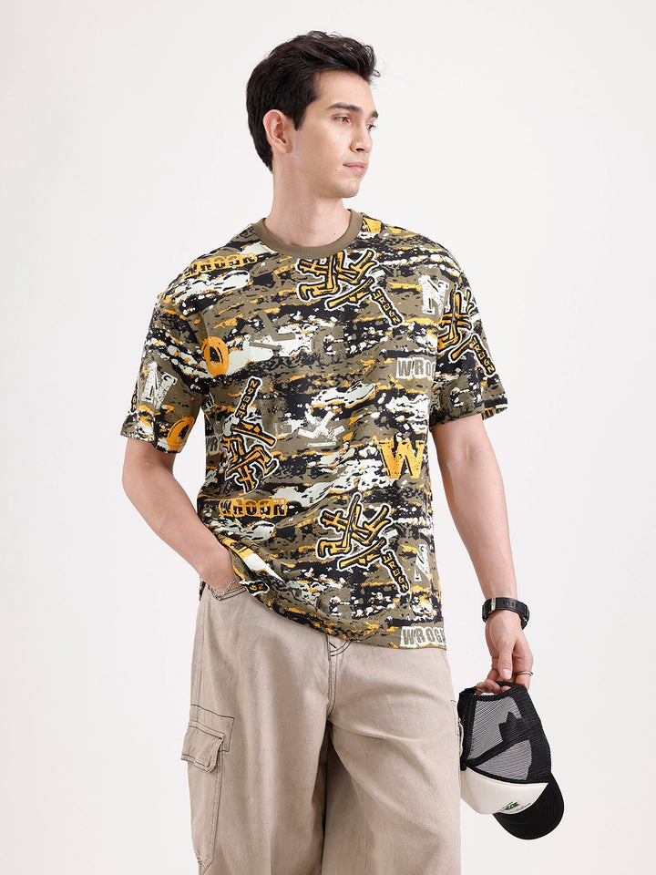 Classic Oversized AOP T-Shirt  | Multicolor