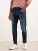 Faded Slim Crop Denim Jeans | Blue | WJN0200SL2025S