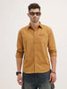 Regular Fit Placement Printed Shirt | Khaki