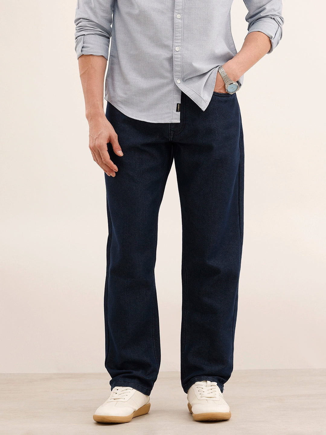 Anti Fit Denim Jeans | Dark Blue