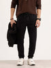 Jogger Fit Denim Jeans | Black