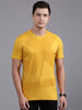 Wrogn Logo Printed Yellow T-Shirt