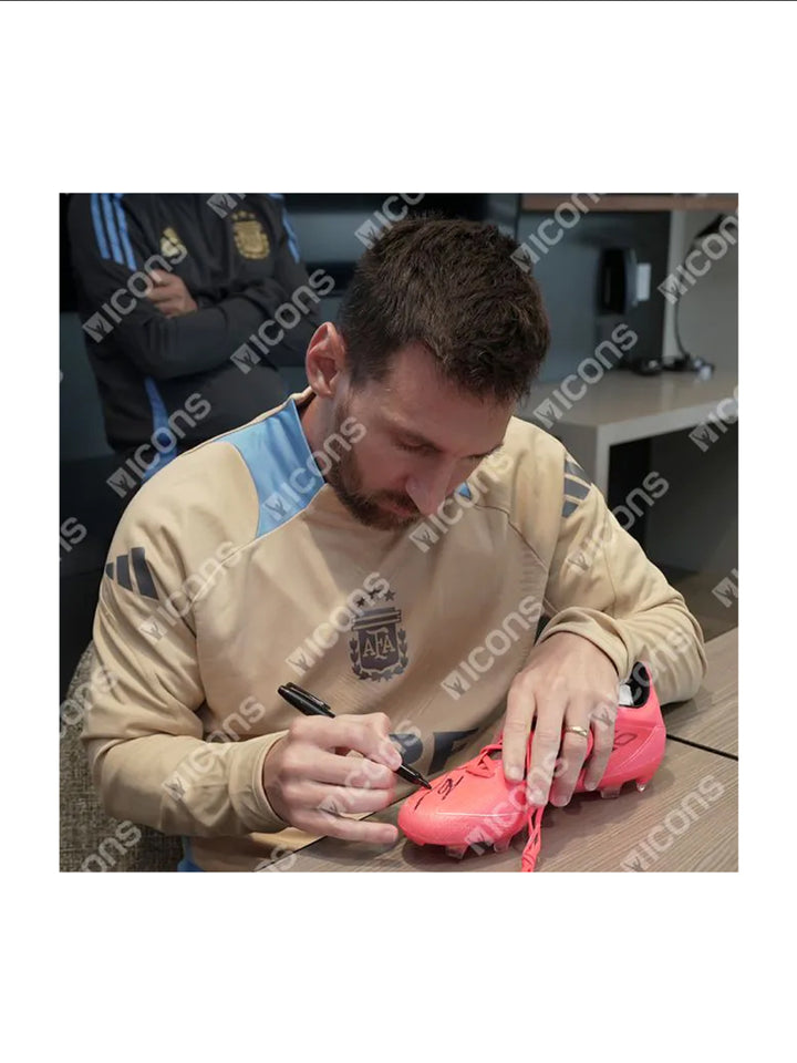 Lionel Messi & Neymar Jr Signed Boots In Bubble Frame - Limited Edition