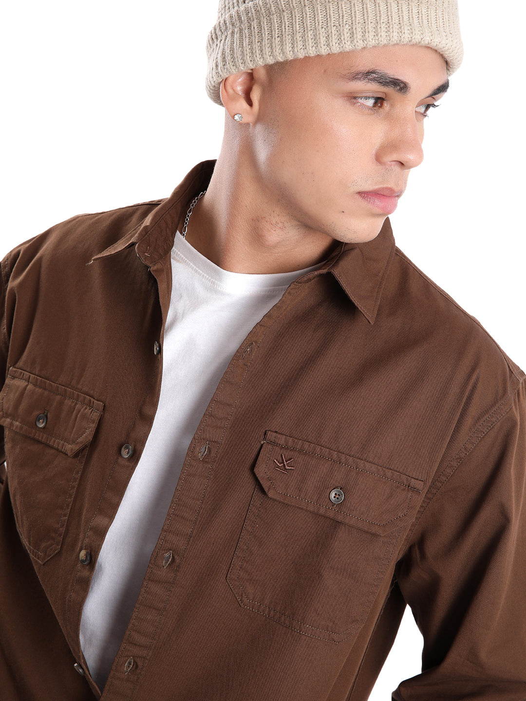 Urban Brown Long Sleeve Shirt