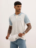 Classic Contrast Sleeves Polo T-Shirt | White | WWTS312F