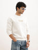 Classic Placement Printed Sweatshirt | Off White