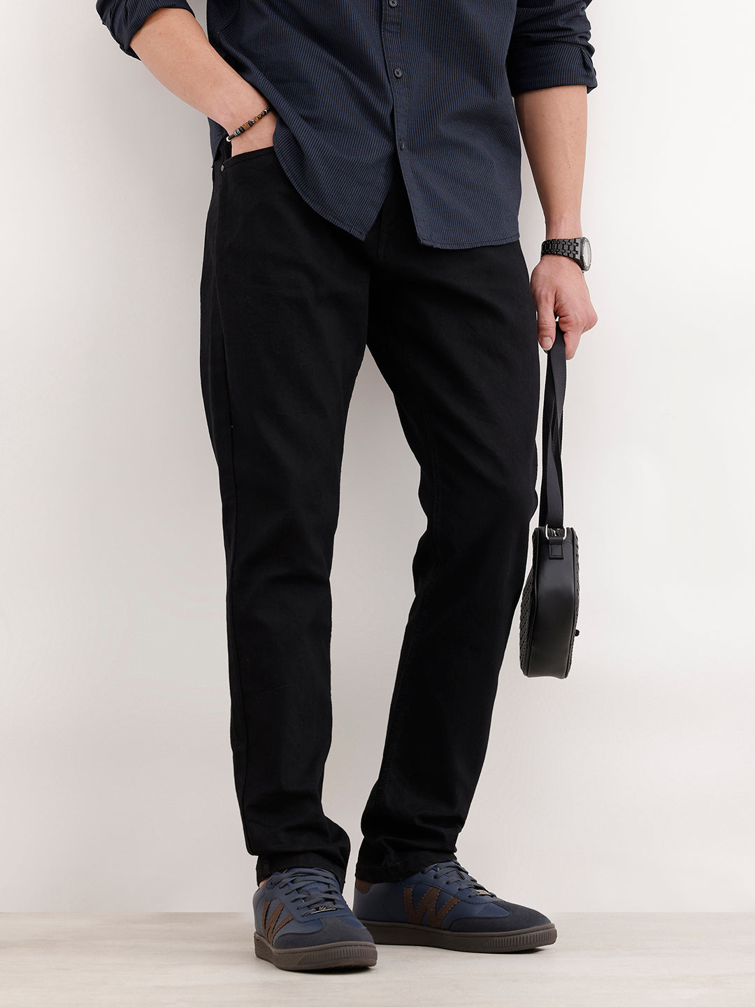 Stretchable Slim Fit Jeans | Black