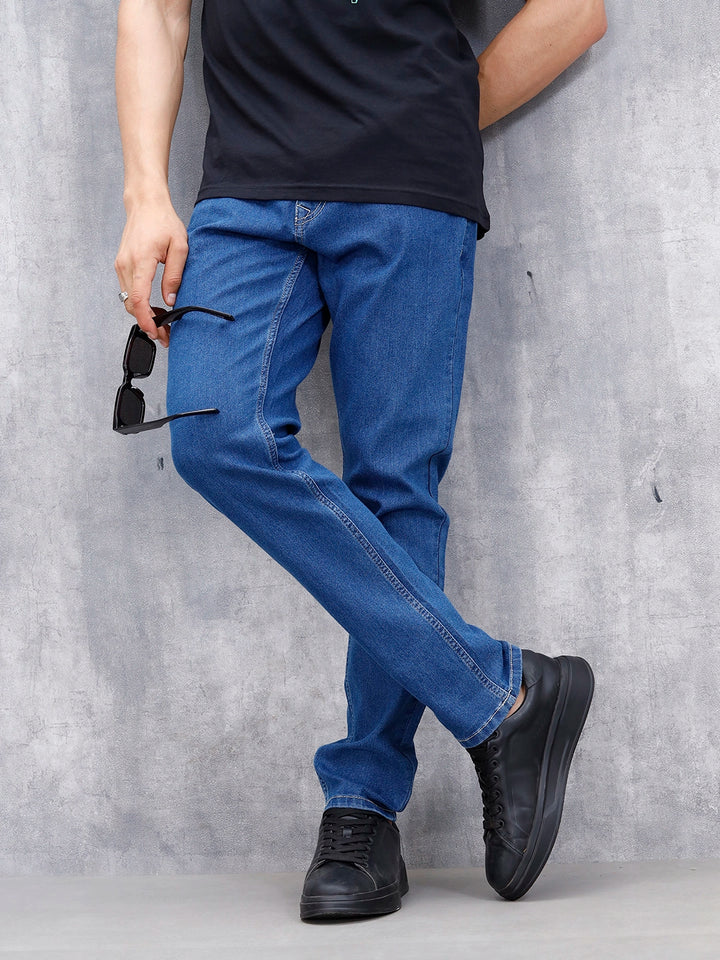 Men's Casual Slim Fit Jeans | Blue