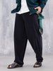 Men's Casual Loose Fit Trouser | Black