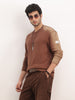 Comfort Fit Faded Sweater | Rust