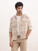 Classic Regular Fit Hooded Shacket | Beige