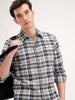 Slim Fit Checkered Shirt | Blue