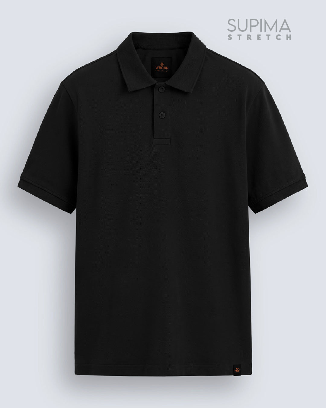 Essential Supima Polo T-Shirt | Essential | Black