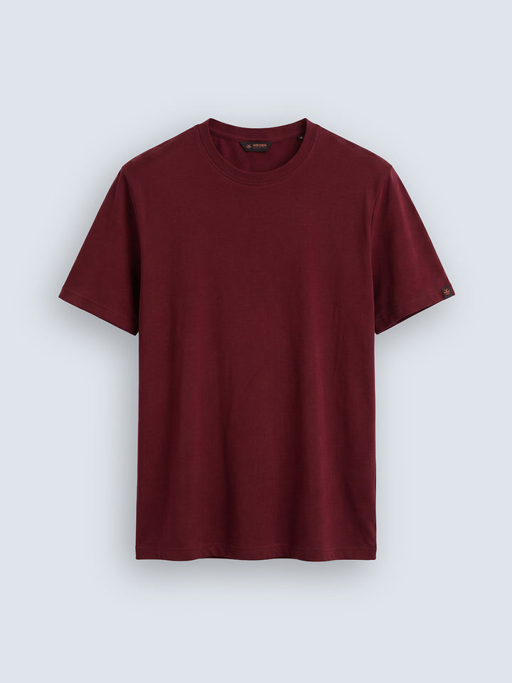 Essential Supima Crew Neck T-Shirt |Wine