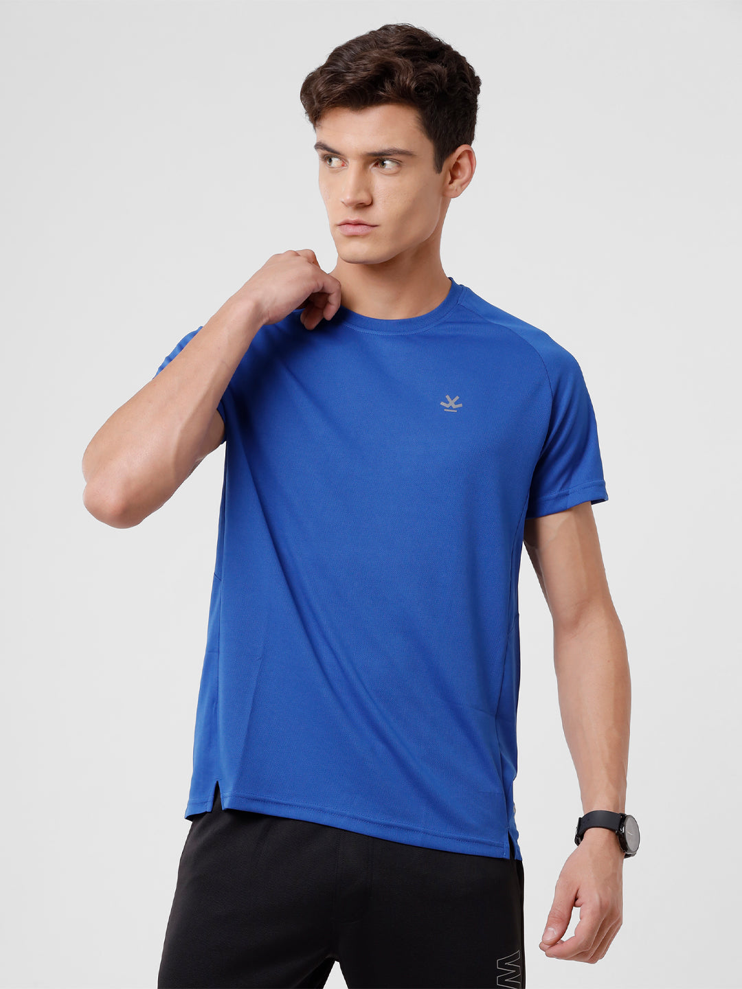 Blue Poly Active T-Shirt