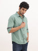 Solid Slim Fit Full Sleeve Shirt | Teal