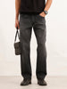 Faded Anti Fit Denim Jeans | Dark Grey