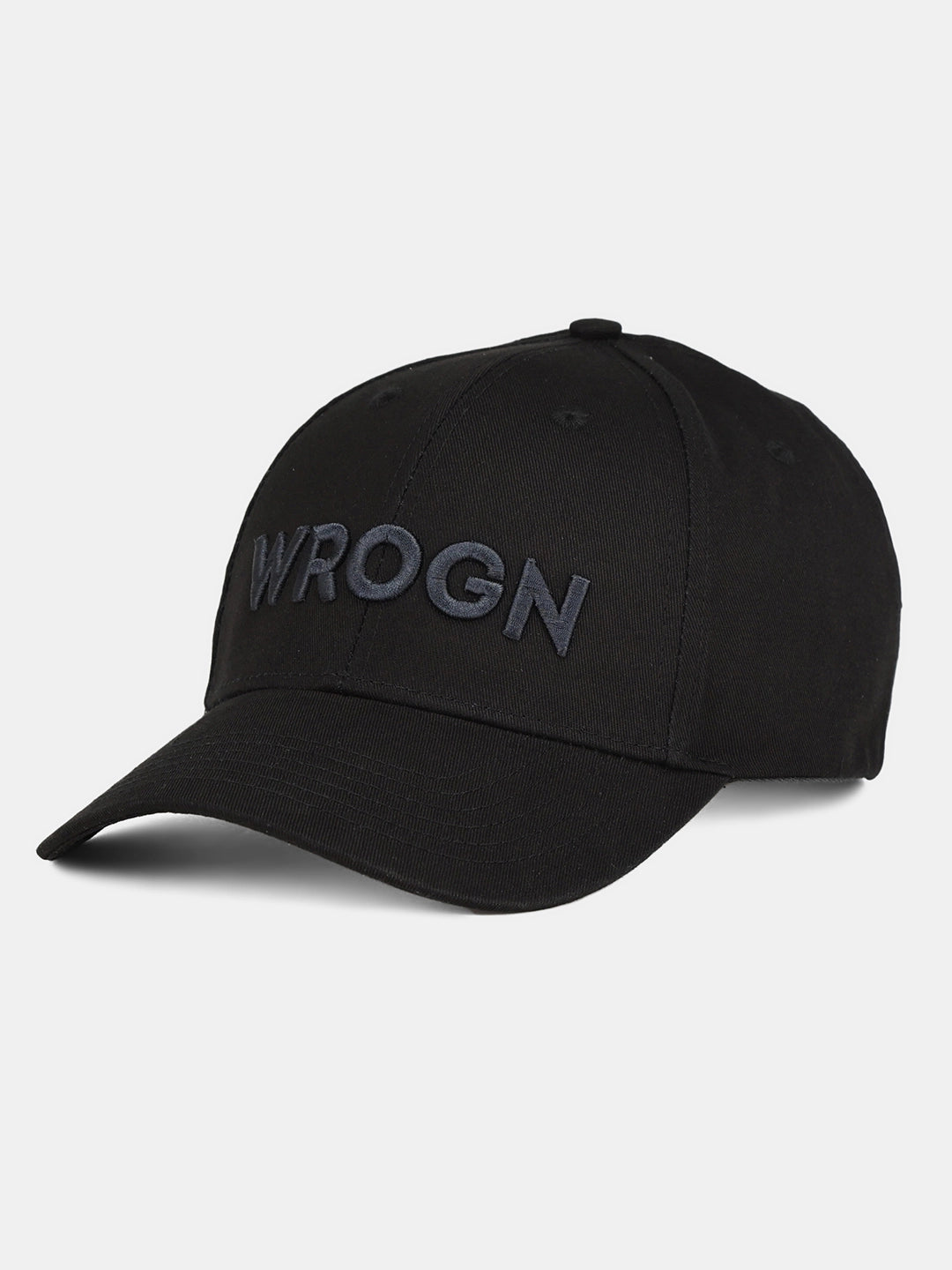 Embroidered Wrogn Logo Cap | Black