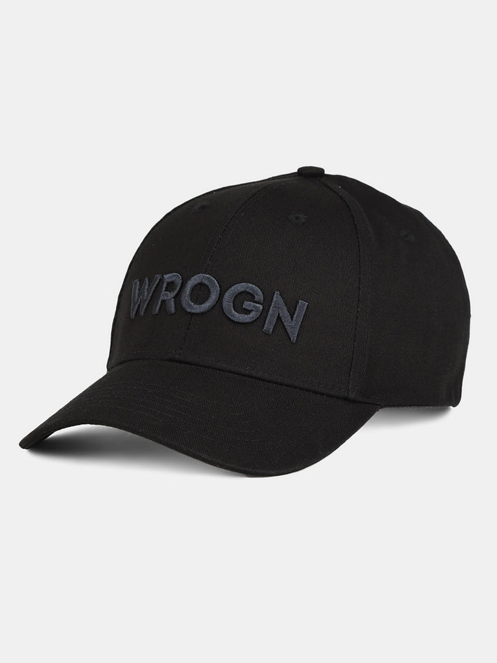 Embroidered Wrogn Logo Cap | Black