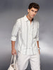 Textured stripe shirt | Off White