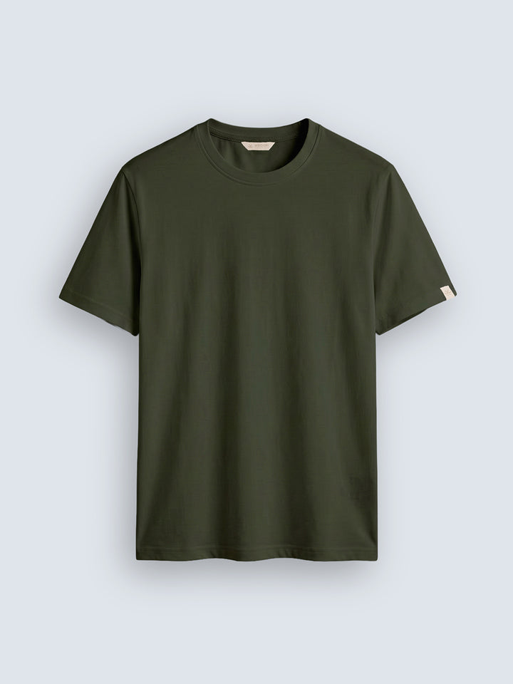 Essential Supima Crew Neck T-Shirt | Olive