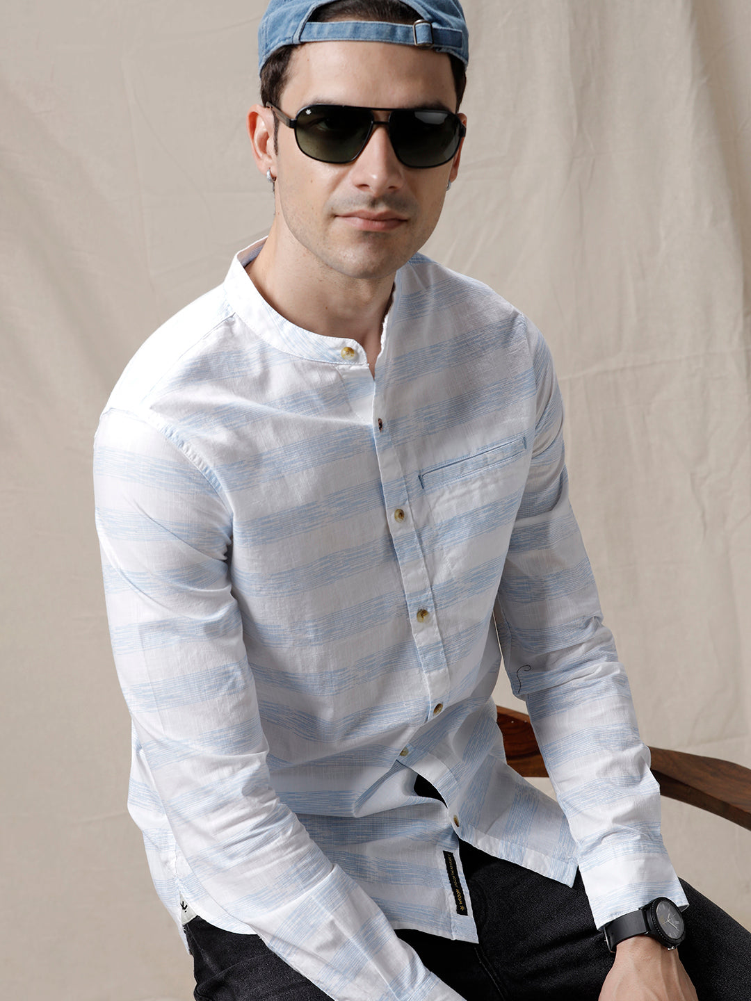 Cotton AOP Casual Shirt