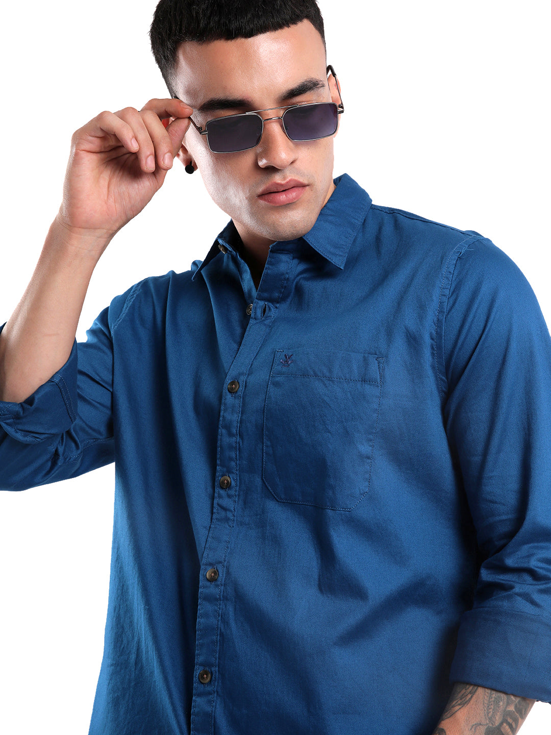 Blue Dream Spread Collar Shirt