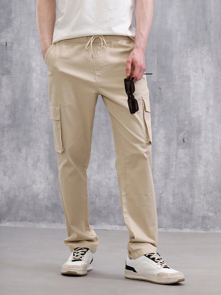 Solid Straight Fit Jeans | Off White