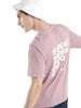 Basic Logo Printed Pink T-Shirt