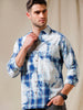 Dyed Checks Slim Fit Shirt