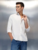 Men's Casual Regular Fit Shirt | Off White
