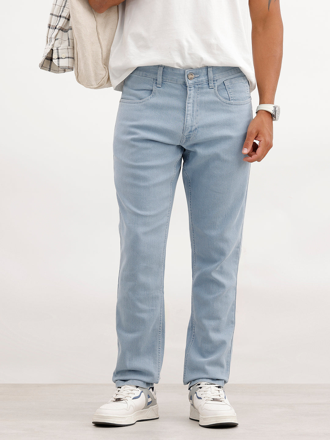 Slim Fit Denim Jeans | Light Blue