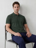 Classic Textured Polo T-Shirt | Teal