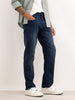 Solid Slim Fit Denim Jeans | Dark Blue