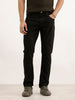 Solid Slim Fit Denim Jeans | Black
