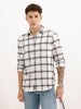 Classic Slim Fit Checkered Shirt | White | WSH02FSSL0325S