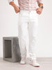 Solid Slim Fit Denim Jeans  | White