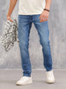 Slim Fit Mid Washed Jeans I Mid Blue