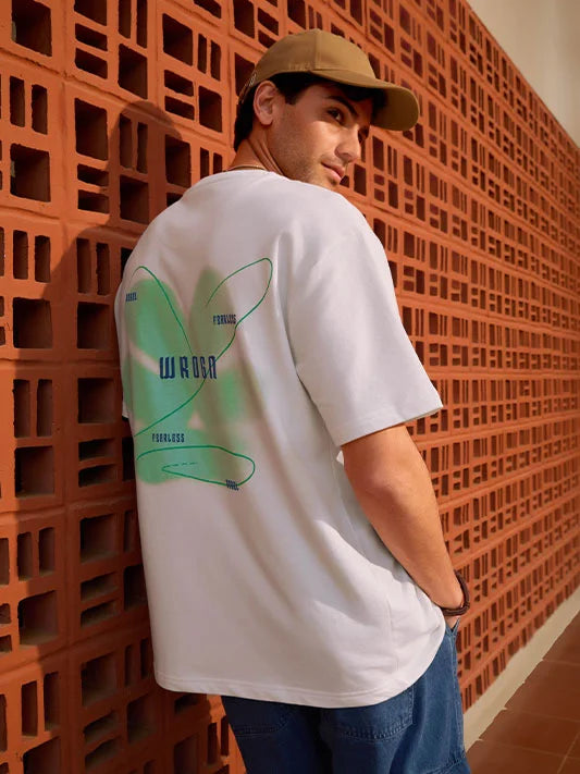 Heavy GSM Hazy Logo | White