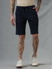 Drawstring Waist Navy Shorts