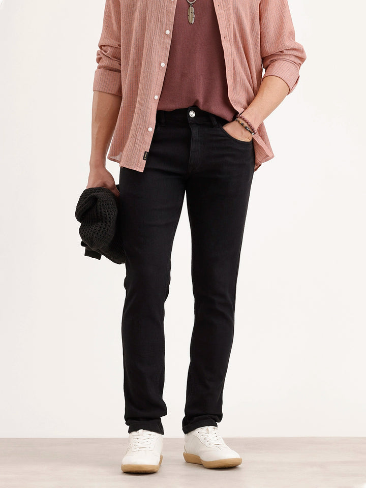 Slim Fit Denim Jeans | Black