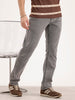 Straight Fit Denim Jeans | Grey