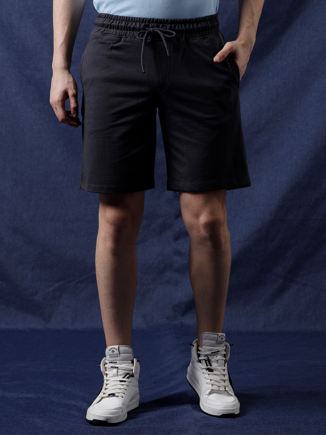 Solid Casual Cotton Shorts